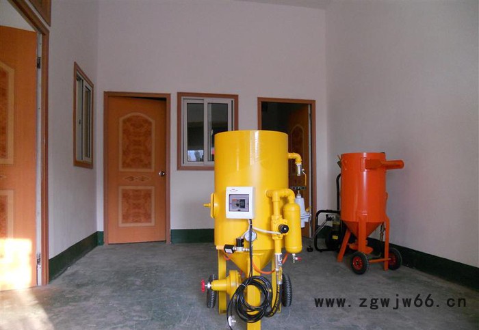 珠海五金模具转盘喷砂机 深圳移动式喷砂机图2