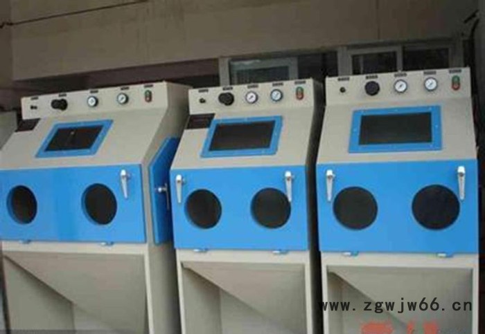 东莞玻璃喷砂机 深圳工艺木材去毛刺 徐州五金模具喷沙机图3