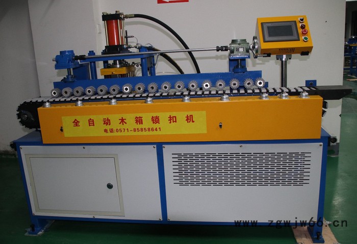 众禾  五金模具  钢带成型机、打扣机、木箱包装箱打扣、木箱钢带成型图2