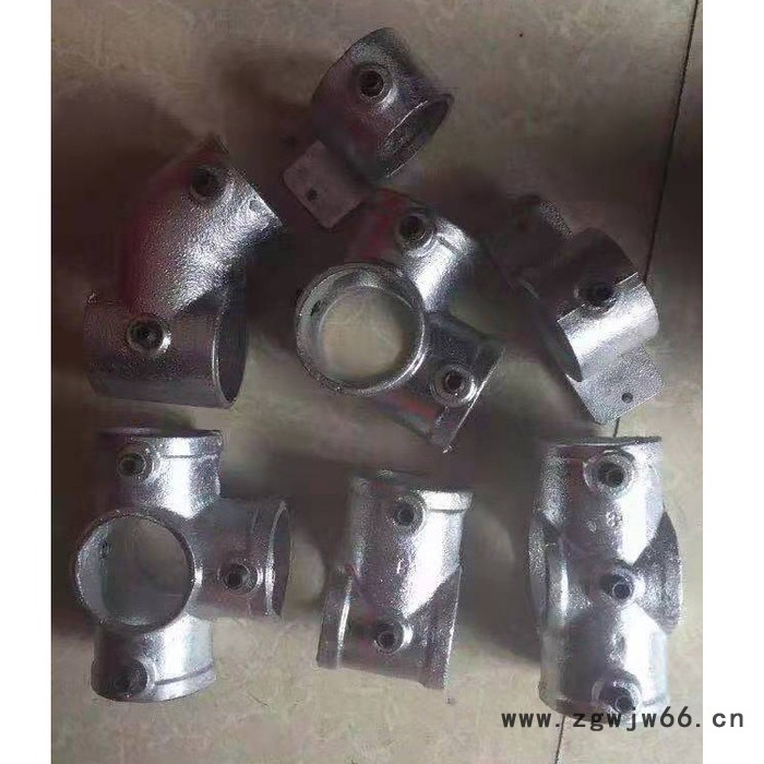 天天管件建筑器材** 防护栏管件紧固件 工具化防护栏管件 五通直角弯头扣件 淘气堡管件 淘气堡管件三通四通五通底座图7