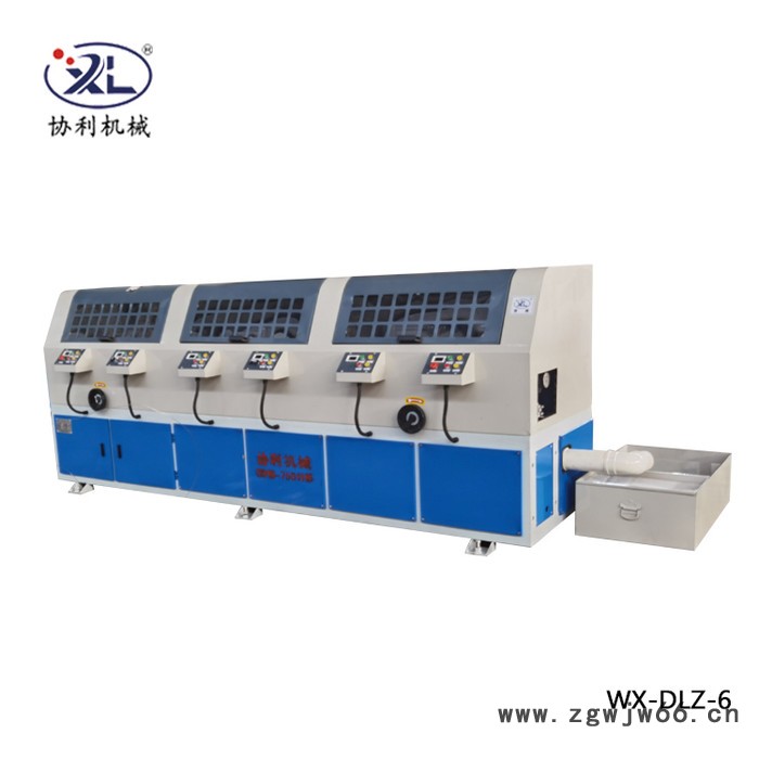 协利WX-DLZ-6五金模具除锈抛光机 多工位细长轴精密圆管抛光机 五金除锈抛光机图5