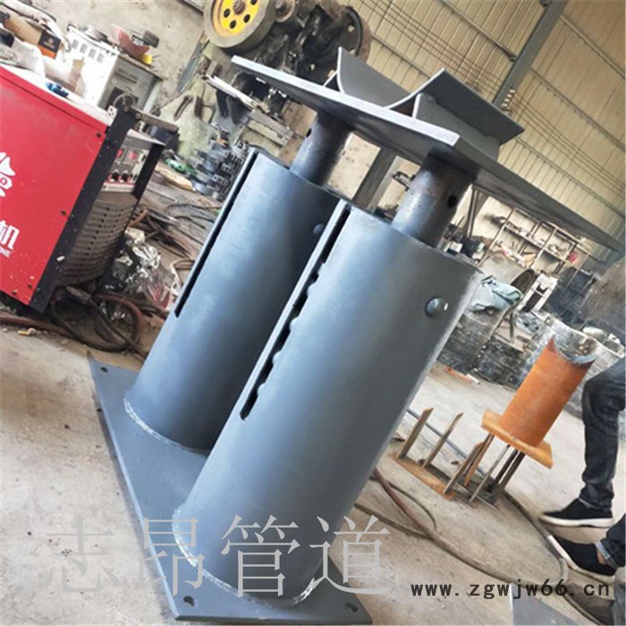 整定式弹簧支吊架 志昂管道 导向支座固定支架 弹簧支吊架厂家 圆柱弹簧支吊架价格图5