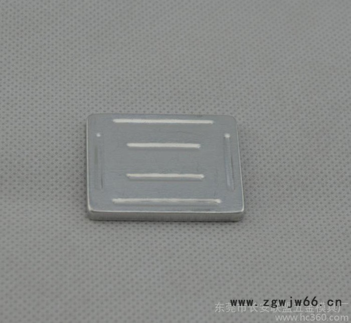 联盟彩妆配件商眼影盒铝盘方形 化妆品铝皿铝盘 五金模具厂图2