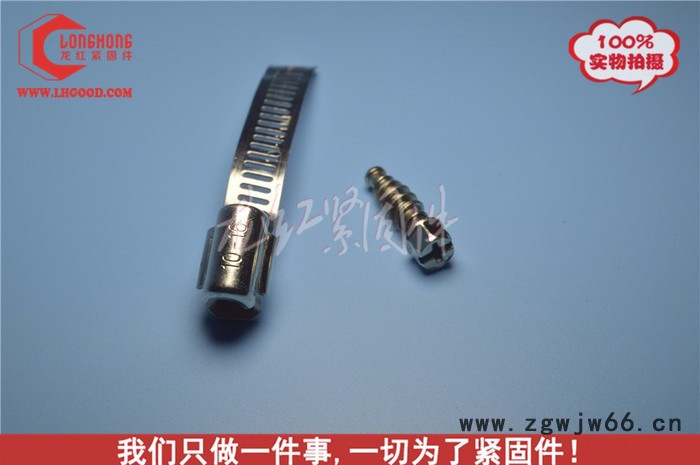 LHGOOD8*12其他紧固件/连接件_喉箍-8-12紧固件,DIN3017不锈钢喉箍图3