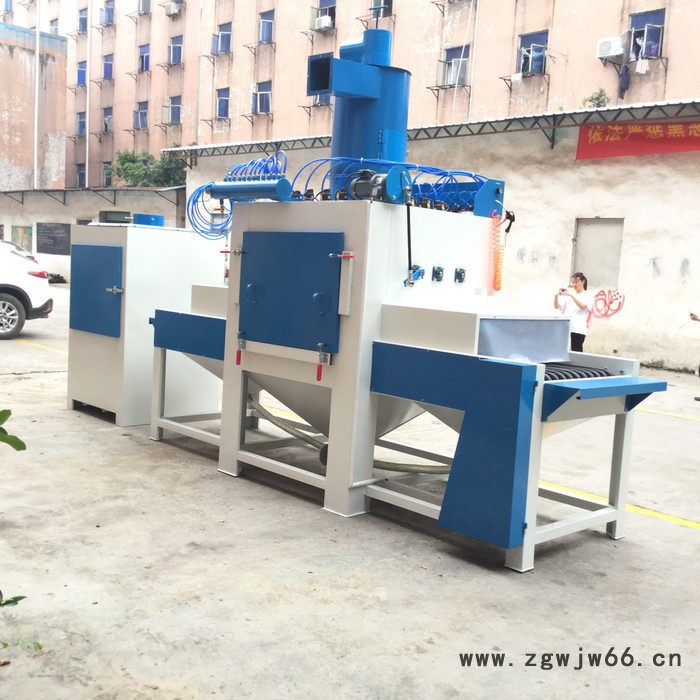 百恒BH-1350 自动化平面输送式喷砂机五金模具不锈钢喷砂机图6
