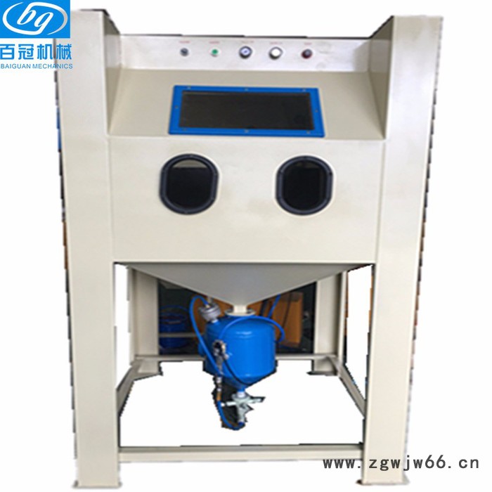 供应深圳模具喷砂机手推车转盘喷砂机东莞五金模具喷砂机大量** 手动喷砂机图6