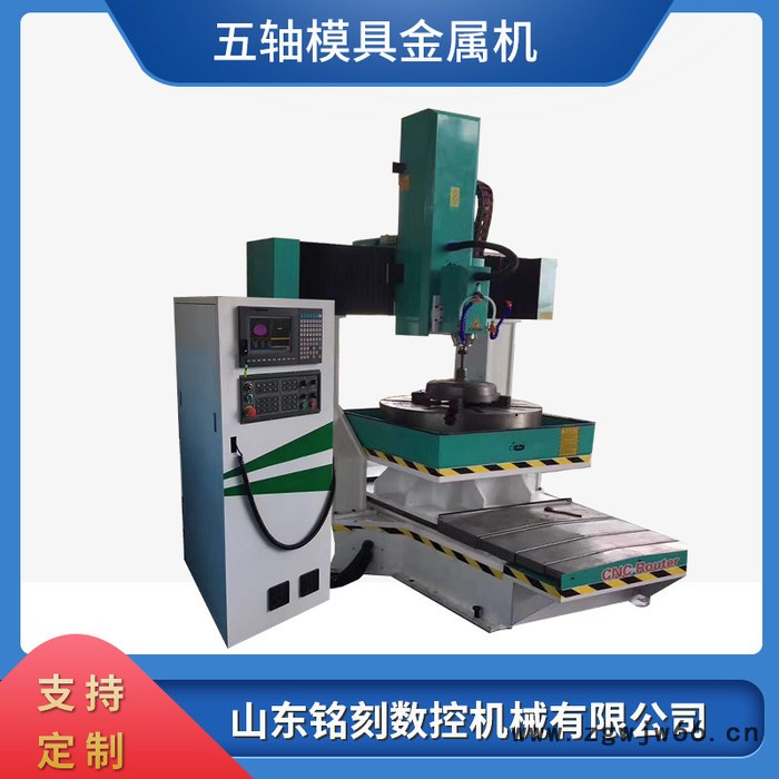 鑫铭刻8080五轴金属雕刻机 cnc金属模具雕刻机图2