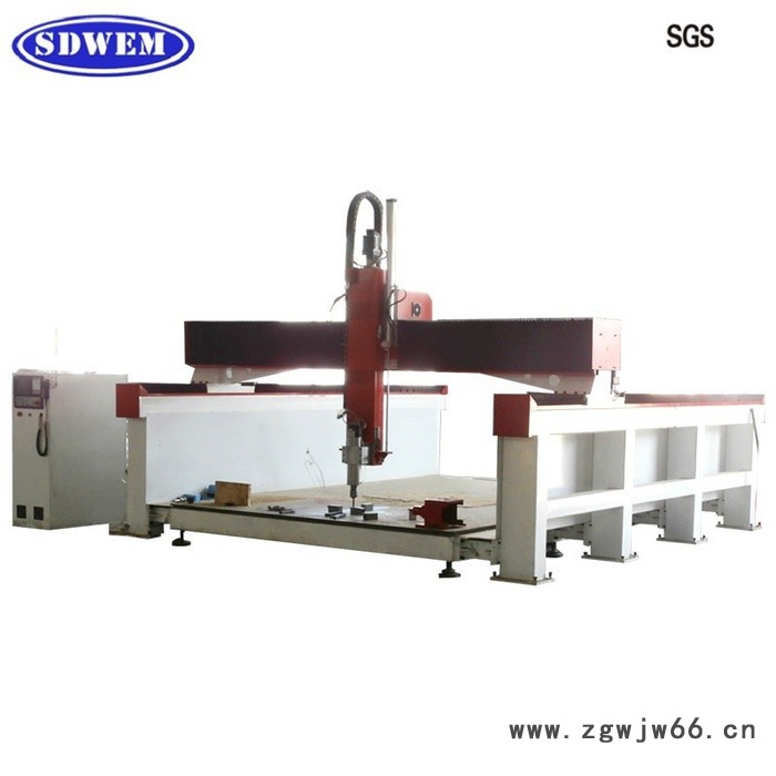 保丽龙加工中心木工石材浮雕圆柱激光广告玻璃金属模具雕刻机等离子切割机山东济南价格优惠 墓碑雕刻机图4