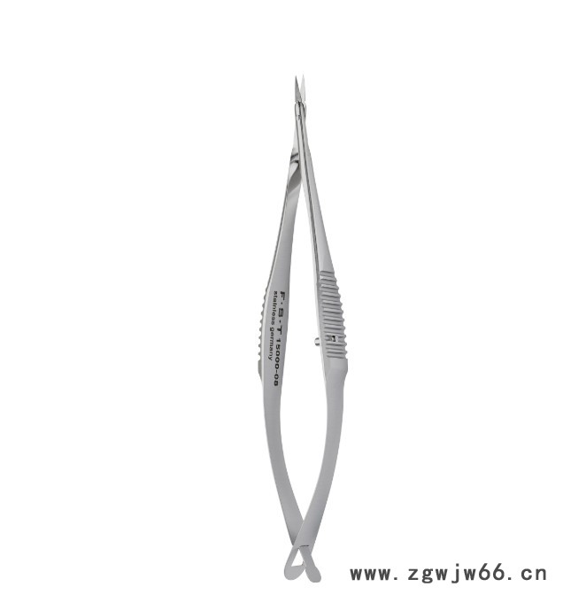 FST弹簧剪15000-08 FST显微弹簧剪15001-08图1