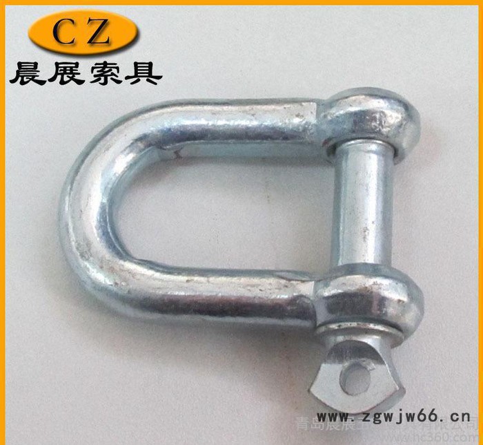 【青岛晨展紧固件】直销M6-50日式国标镀锌卸扣M28图3