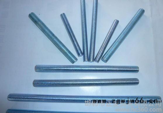 邯郸正发紧固件直销m10*3米国标丝杠,非标丝杠 镀锌丝杠图2