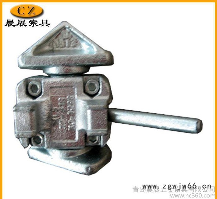 集装箱绑扎紧固件 中间扭锁 手动扭锁 中锁 集装箱上下连接锁图2