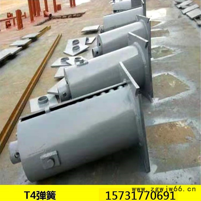 专业生产弹簧支座 单拉杆弹簧支吊架 刚性吊架 焊接滑动支座 T型管托图3