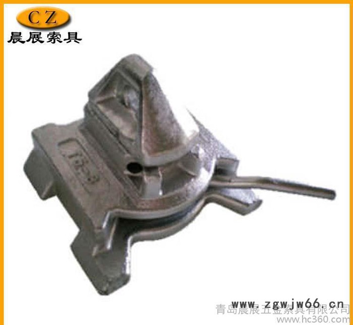 55度燕尾底锁（集装箱绑扎紧固件）图2