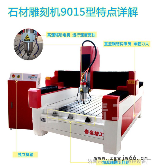 鲁泉精工 石材木材广告激光等离子切割一体机 玉石雕刻机金属模具雕刻机 济南** 包邮包培训