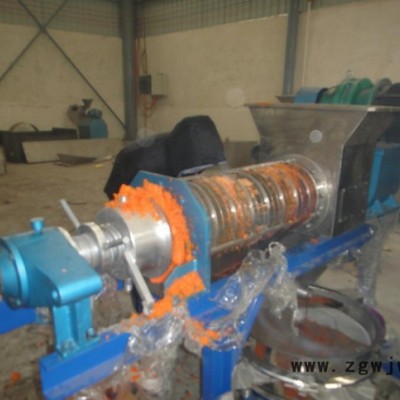 弹簧调节出料干湿型螺旋压榨机 果酒设备弹簧、水果挤压机