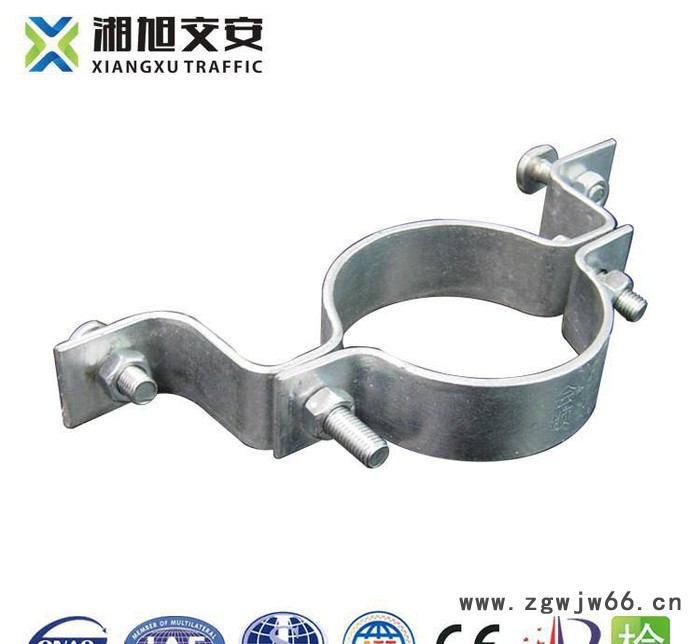 【】抱箍φ165 标志牌紧固件 标志牌配件 抱箍 标志牌专用图2