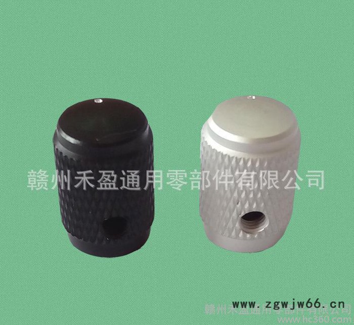 塑料紧固件 开关旋钮 音响旋钮 塑料单色按钮 X65 黑银图2