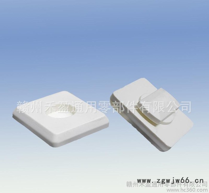 塑料紧固件 通用橡胶方形脚垫 塑料脚垫 SP129 白色图2