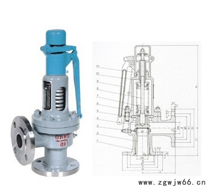带扳手弹簧微启式安全阀 耐腐蚀弹簧安全阀质量保证图3
