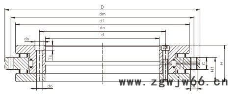 高精度双列圆柱滚子轴承  鸿元轴承  yrts高速转台轴承 精密轴承图4