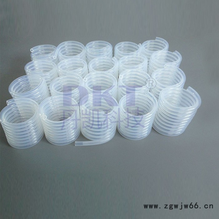 丹凯-防腐蚀耐高低温透明FEP F46 PFA材质弹簧管 铁氟龙弹簧管图2