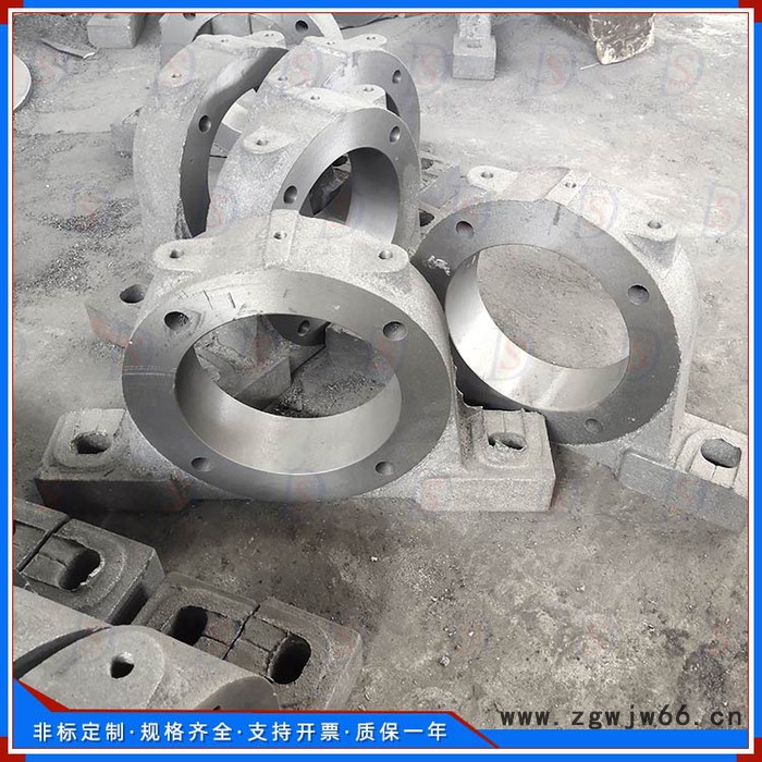 滚筒轴承座 铸钢轴承座端盖 铸铁轴承座树德TD75型滚筒轴承座图2