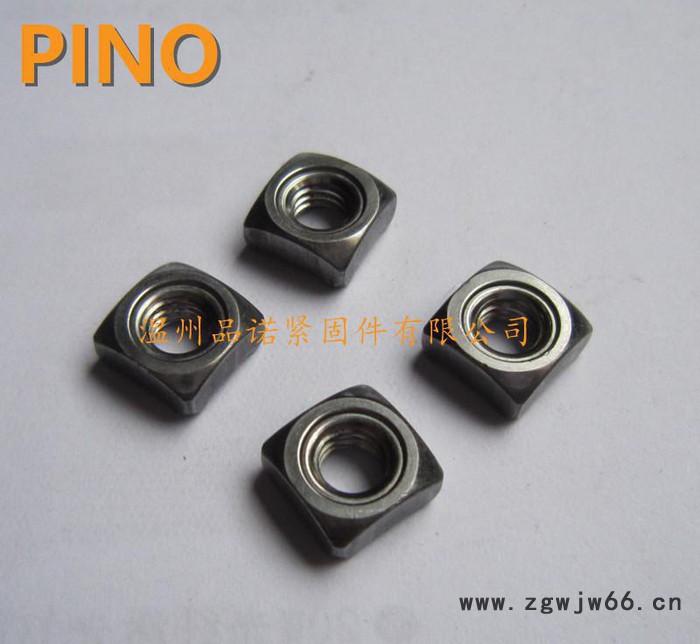 汽车紧固件非标方形焊接螺母M6x11x5（带定位圈四方螺帽M图3