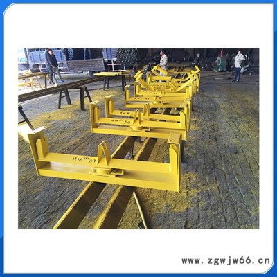 树德DY 弹簧板式缓冲托辊支架