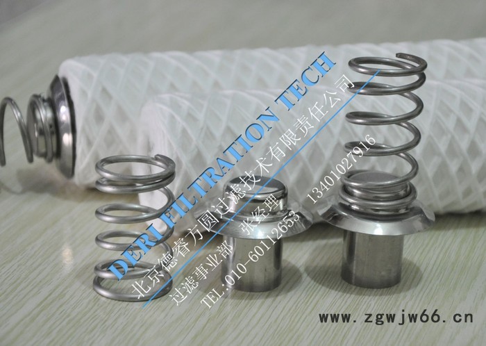 供应过滤器配件弹簧压帽，滤芯固定件弹簧压帽，不锈钢过滤器配件图3