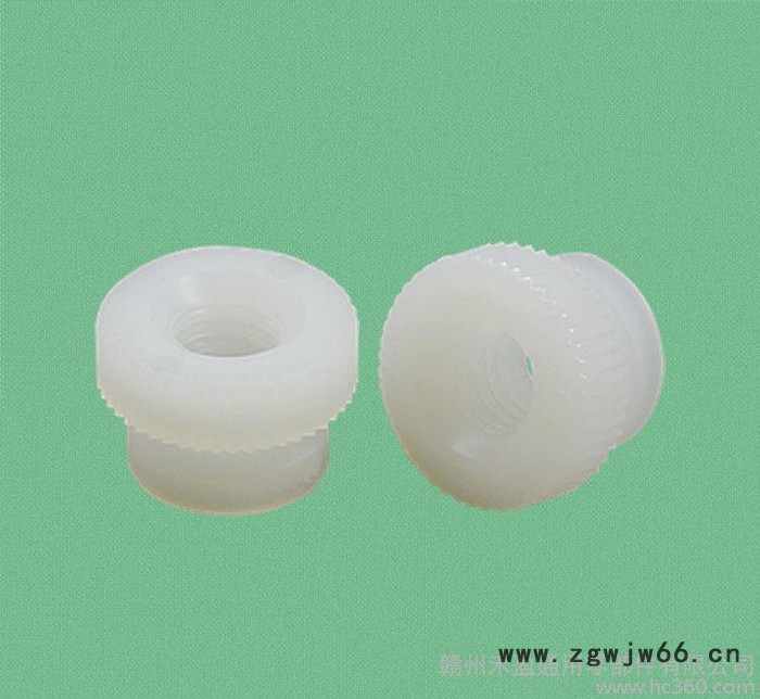 塑料紧固件 手拧塑胶滚花螺母 菊花纹螺帽 GHM5*0.8-图3