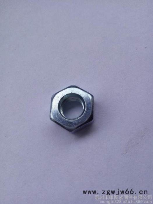 供应 雄图 生产销售**M4.M5.M6.M8外六角螺母紧固件加工图2