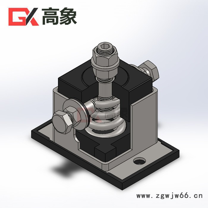 高象GXSJM阻尼弹簧减震器 风机减震器 机械设备减震器 风机空调水泵上海弹簧减震器厂家图3