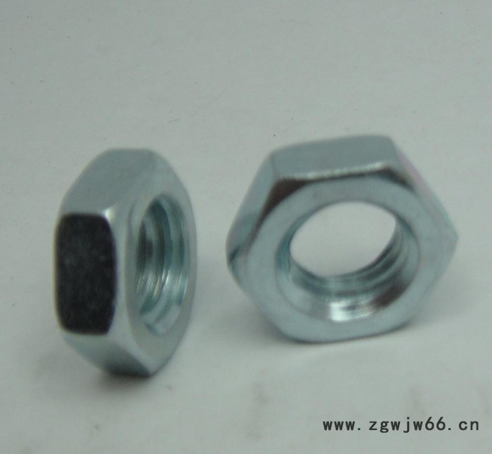 专业美制紧固件商 美制六角薄型螺母7/16'' 镀锌 DIN934图2