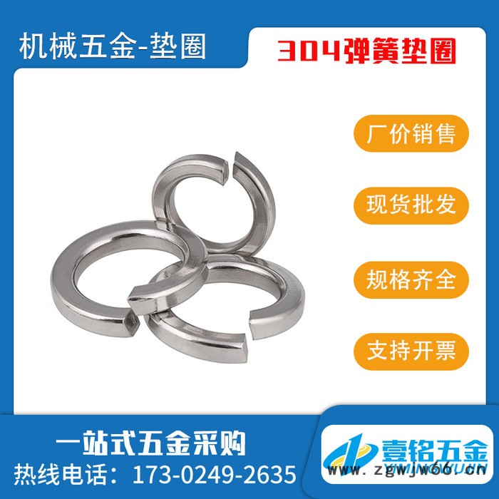 垫圈304 316不锈钢弹簧垫圈 介子 瓦丝弹簧垫 规格齐全 量大从优图4