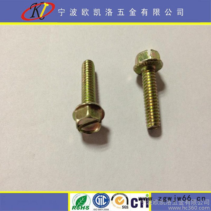 供应六角头带垫机械螺丝M自攻螺钉 机械螺丝   紧固件