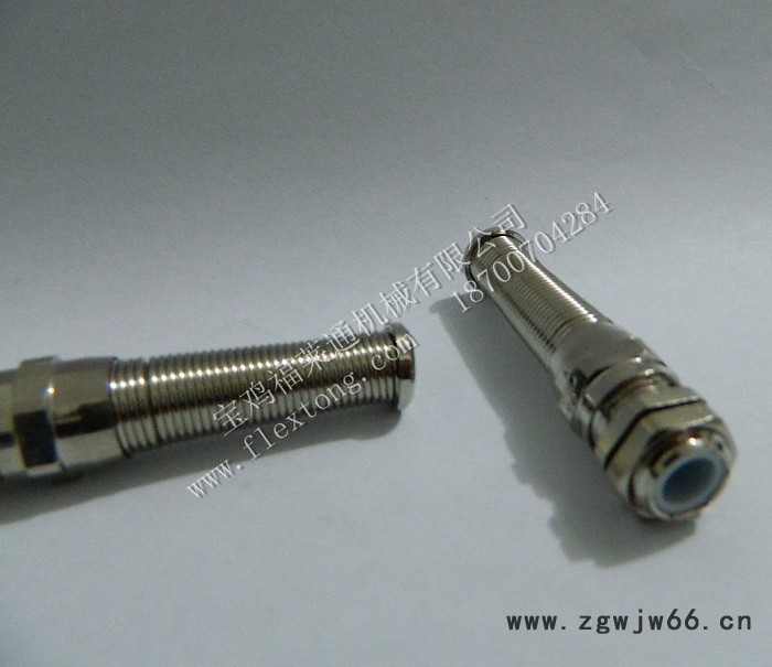 福莱通 CGB-M16W 弹簧接头 夹紧电缆防水防尘格兰头 防折弯弹簧电缆接头生产加工图4
