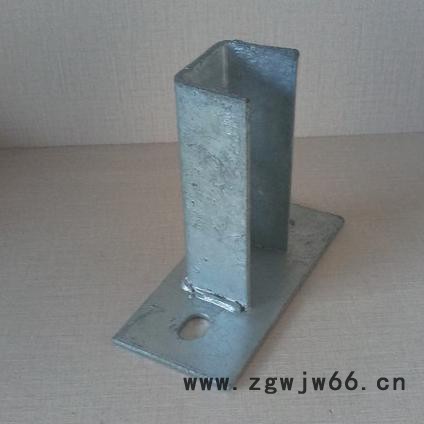 光伏支架C型钢底座 光伏支架立柱 太阳能光伏支架底座立柱 紧固件(中心距120)图2