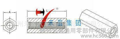 低价 塑料紧固件 公制内螺纹六角隔离柱 六角间隔柱图2