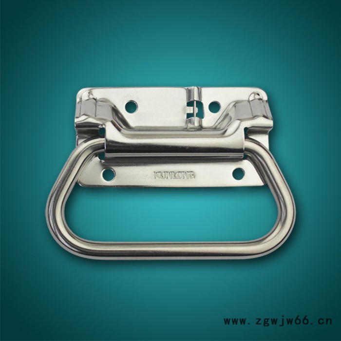 尚坤SK4-022-2S不锈钢折叠拉手|弹簧折叠拉手|弹簧复位拉手|自动回位拉手|小型集装箱拉手图2