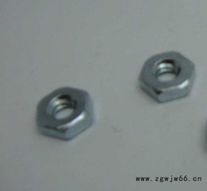 实茂紧固件 现货德制六角螺母 M3 普通镀锌 DIN934 清仓价批发图3