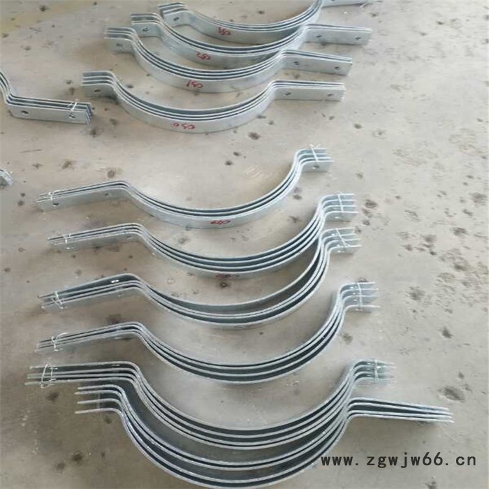 山东光缆金具**抱箍 批发高品质杆用紧固夹具杆用紧固件器材图3