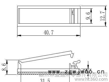 低价 尼龙材质 塑料紧固件 塑料电线固定座 FCU-1 本色图2