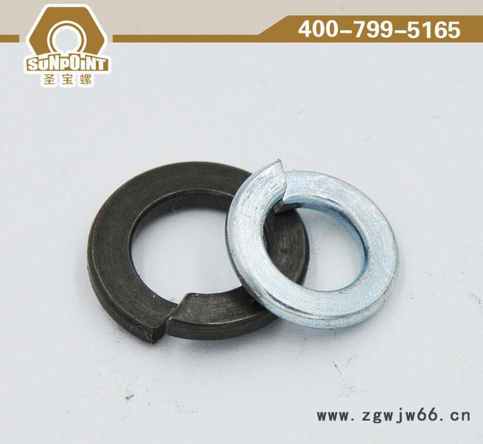 直销  碳钢 DIN127  轻型 弹簧 弹性垫圈 镀锌 M2-M30弹簧垫圈图2