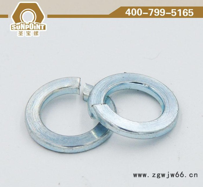 直销  碳钢 DIN127  轻型 弹簧 弹性垫圈 镀锌 M2-M30弹簧垫圈图3
