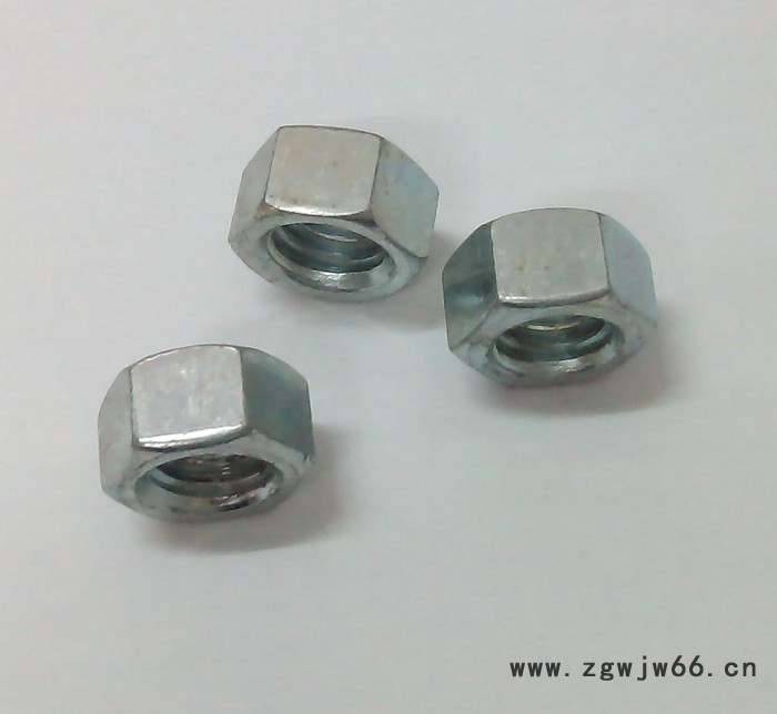 实茂紧固件 现货美制六角螺母1/2'' 普通镀锌 DIN934 清仓图3