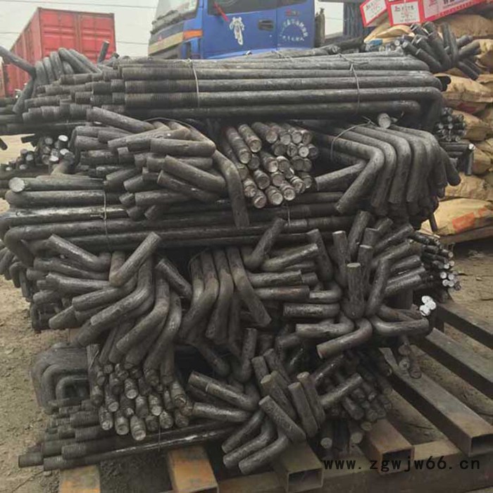 龙通m30 紧固件 7字头型 可调节地脚螺栓 q235地脚螺栓 不经处理地角螺栓 **图6