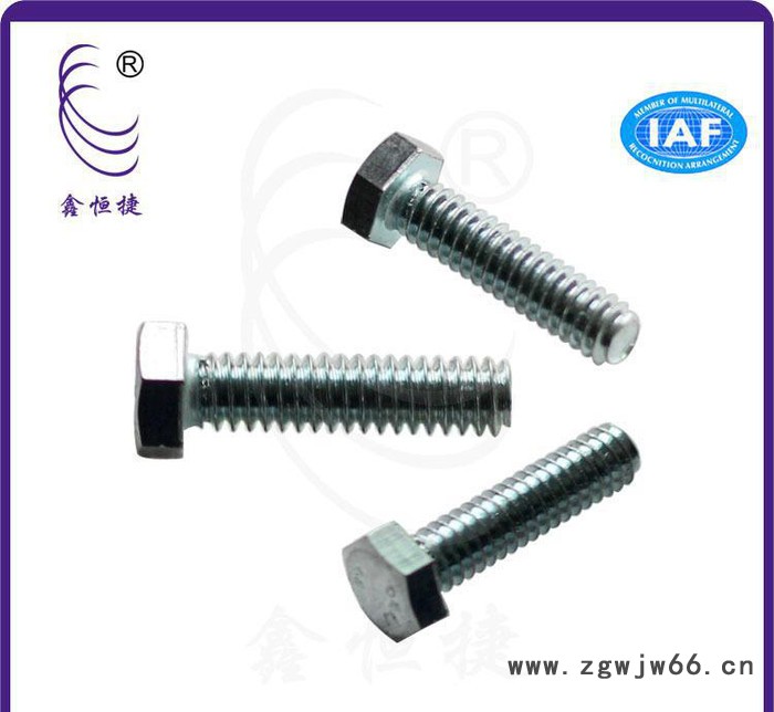 ** 国标手拧六角头螺丝 机械工业紧固件汽配螺丝图2