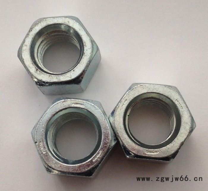 实茂紧固件 现货美制六角螺母5/16'' 普通镀锌 DIN934 清图2