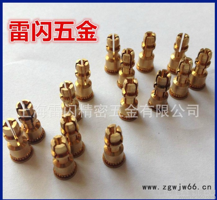 直销紧固件支撑卡柱KSSB-156-12半空心螺丝铜螺母平键螺杆图3